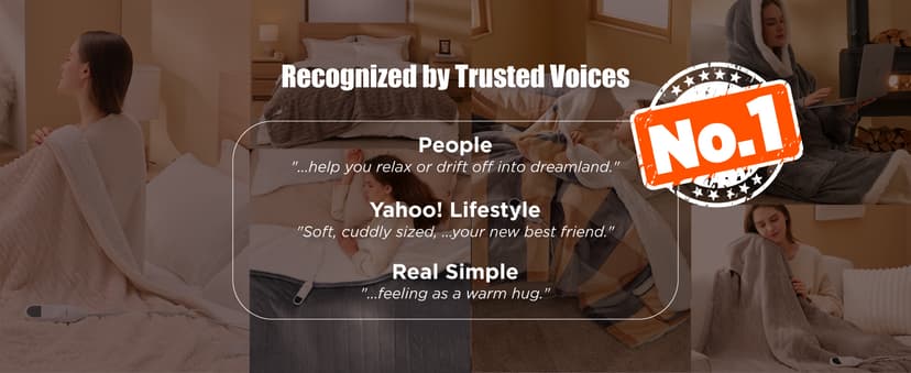 Bedsure Heated Blanket Throw Blanket - Fast Heating Electric Blanket, Soft Flannel Heated Throw with 4 Time Settings, 6 Heating Settings, Warm Gifts for Grandma Grandpa (50x60 inches, Dark Grey)