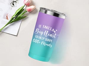 Teacher Gifts for Women, Christmas Teacher Appreciation Gifts from Student, Best Teachers Tumbler, Acrylic Plaque, Back to School Birthday Retirement Thank You End of Year Gift for Teachers