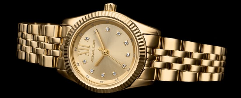 Michael Kors Oversized Slim Runway Men's Watch, Stainless Steel Watch for Men