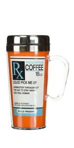 Spoontiques - 12815 Spoontiques A Christmas Story Leg Lamp Ceramic Travel Mug, 18 ounces, White