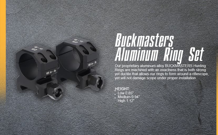 SIG SAUER Buckmasters 3-12x44mm 1" Tube Second Focal Plane/SFP/F2 Durable Shockproof Waterproof Fogproof Black Riflescope
