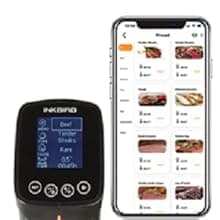 INKBIRD WIFI Sous Vide Cooker ISV-100W and Vacuum Sealer Machine | 1000W Sous-Vide Cooker Immersion Circulator with 14 Preset Recipes on APP and Thermal Immersion, Fast-Heating with Timer