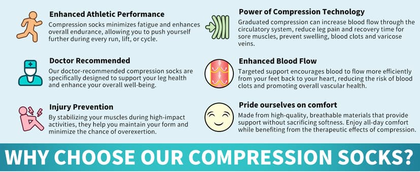 6 Pack Copper Compression Socks for Women and Men Circulation-Best Support for Medical,Running,Nursing,Athletic B082QTVPCM