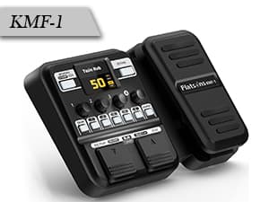 Flatsons F1R Mini Guitar Headphone Amp, Distortion Timbre Electric Guitar Headphone Amplifier with 3.5mm Earbud/AUX Jack, Classic Rock Tone Portable Amp for Silent Practice Indoor Travel Night