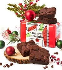 David's Cookies Merry Christmas Assorted Cookies in Sweet Sampler Tin – Fresh Baked Delicious Crunchy Cookies, Gourmet Cookie Gift Box For Friends, Family – Christmas Treats For Holiday Gatherings