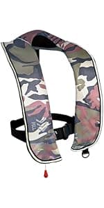 Automatic Inflatable Life Jacket|Life Vest for Adults|PFD Low Profile|Supports up to 330 lbs