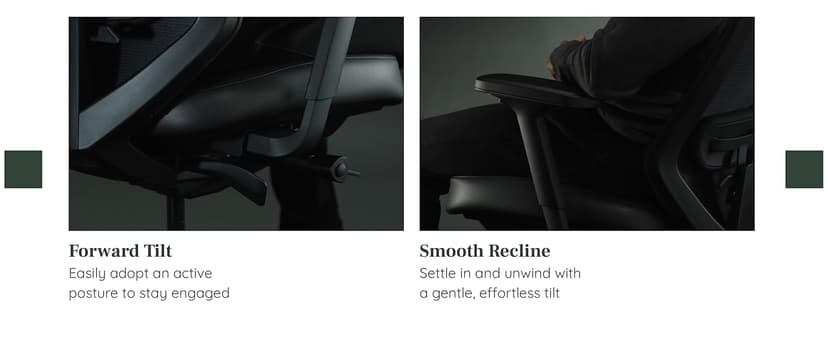 Branch Ergonomic Chair Pro - Mesh Office Chair with 14 Points of Adjustment - Height, Depth & Tilt Adjustable - 5D Armrests - Forward Tilt, Smooth Recline, and Lumbar Support - Black