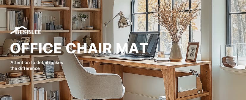 36"x48" Office Chair Mat for Hardwood Tile Floor, Under Desk Carpet Protector for Rolling Computer Chair Mat, Machine Washable Area Rug, Anti-Slip 1/5" Thick Low Pile Thin Vinyl Floor Mat, Taupe
