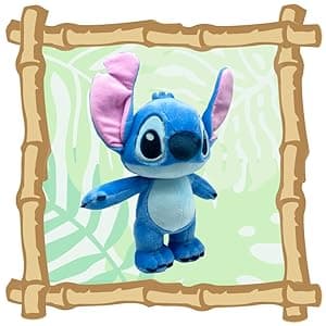 Disney Baby Lilo & Stitch Soft Huggable Stuffed Animal Cute Plush Toy for Toddler Boys and Girls, Gift for Kids, Blue Stitch 15 Inches