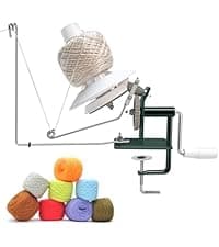SPEENSUN Yarn Winder, Yarn Winder for Crocheting, 3.5 OZ Easy-to-Install and Efficiently Yarn Ball Winder with Lower Noise, Yarn Spinner for Crochet and Knitting Lover for Yarns Below Size 5