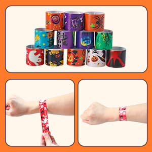 306 PCS Halloween Party Favors Bulk, Halloween Goodie Bags Fillers for Trick or Treat, Stocking Stuffers, Halloween Treats Non Candy Carnival Treasure Box Classroom School Kids Adults Prizes Gifts