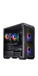 Cooler Master Tempest GP27Q 27” 2K IPS 165Hz QD Tech QHD 2560 x 1440 PC Monitor,HDR1000, 1ms (MPRT)/ 2ms (GTG), FreeSync/G-Sync, MiniLED, DP1.4 * 1 + HDMI2.0 * 2 + TypeC*1 (CMI-GP27-FQS-US)