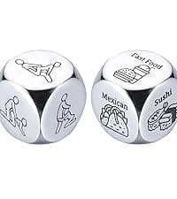 Him Her Couple Gifts for Boyfriend Girlfriend Food Decider 11th Anniversary Steel Date Night Gifts for Husband Wife for Wedding Christmas Valentines Birthday for Women Men