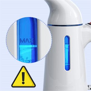Blesgam Steamer for Clothes 700W, Fast Heat-up in 40S, 120ML Water Tank, 25g/min Strong Penetrating Steam, Portable Clothes Steamer Iron for Travel and Home(GY169)