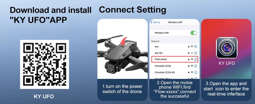 4K Drones with Camera for Adults,Foldable Drone for Beginners with 3 Batteries 36-Min Flight Time,HD FPV Transmission Drone,Mini RC Quadcopter with Gesture Selfie,One Key Start,Altitude Hold,3D Flips,3 Speed Modes Easier to use,Black