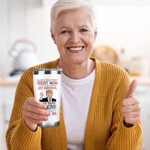 Gifts for Mom from Daughter Son - Christmas Gifts for Mom Wife - Birthday, Christmas, Valentines Day Gift for Moms - Gift for Mama, Moms, Mother - 20 Oz Stainless Steel White Tumbler