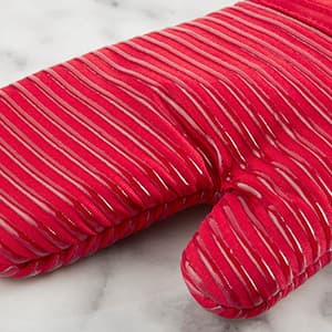 KITCHENAID Quilted Cotton Terry Cloth Oven Mitt, Pot Holder, Kitchen Towel 4-Pack Set, Heat Resistant, Silicone Grip, 16"x26", 7"x13" & 7"x10", Milkshake Tan B0BMKJFFP1