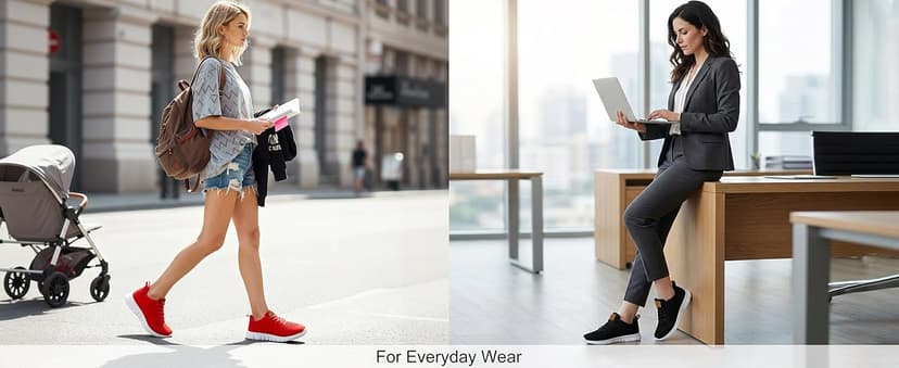 Alicegana Womens Sneakers Tennis Shoes Lightweight Non Slip Casual Walking