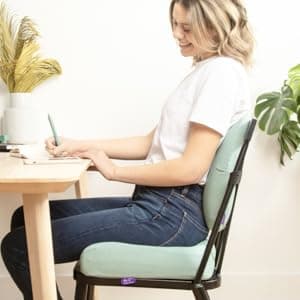 C CUSHION LAB Patented Pressure Relief Seat Cushion for Long Sitting Hours on Office/Home Chair, Car, Wheelchair - Extra-Dense Memory Foam for Hip, Tailbone, Coccyx, Sciatica - Light Grey
