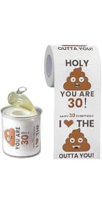 30th Birthday Gifts for Men Whiskey Glass Set - 30th Birthday Decorations, Party Supplies - 30 Year Anniversary, Bday Gifts Ideas for Him, Dad, Husband, Friends - Wood Box & Whiskey Stones & Coaster B0BJCWJDC4