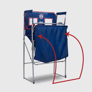Pop-A-Shot - Dual Shot Sport | Arcade Basketball Game for Home | Paddle Scoring Hoop, 10 Game Modes, 4 Balls | Foldable for Easy Storage | Fun for All Players