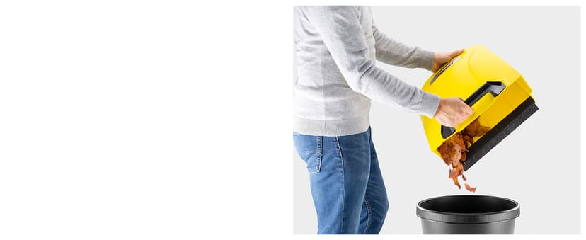 Kärcher Walk Behind Outdoor Push Sweeper S 4 Twin for Workshops, Warehouses or Garages - 5X Faster Than a Push Broom, 5.25 Gallon Capacity, 26.8" Sweeping Width