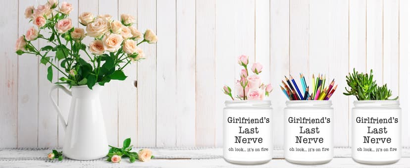 Homsolver Gifts for Girlfriend from Boyfriend, Best Valentines Day Anniversary Christmas Birthday Funny Gifts, Gift for Girlfriend Fiancee, Lavender Scented Candles B0G8ZHZ3FW