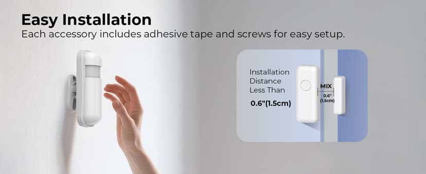 Wireless Home Security System WiFi/4G Home Alarm System with Phone APP Alert | Voice Control | No Subscription Fees | 24/7 Monitoring | Alexa Compatible