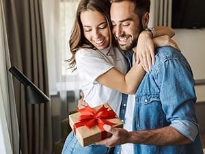 VANLOVEMAC Couples Matching Stuff Gifts for Boyfriend Girlfriend Valentine's Day Gifts for Couple Boo Basket Stuffers