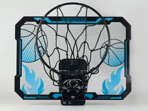 VROGTIK Indoor Basketball Hoop for Kids with Led Lights Mini Basketball Hoop with Remote Control Over The Door Basketball Hoops with Scoreboard Basketball Toys for 4-12 Year Old Boys Girls