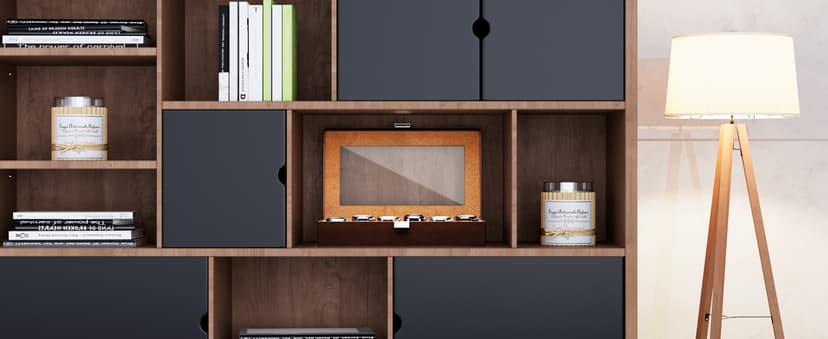 ProCase ProCase Watch Box Organizer, 12 Slot Watch Display Case With Glass Lid, Watch Storage Holder Mens Watch Case, Anniversary Birthday Valentine Gifts for Men Women -12 Slot, Brown