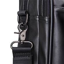 seyfocnia Men's Business Travel Briefcase Leather Handmade Messenger Bags Laptop Bag