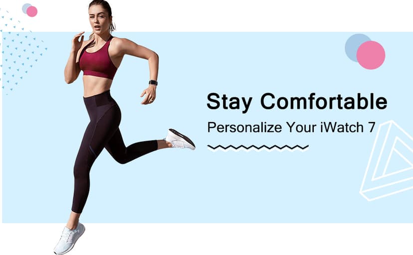 Meliya Band for Apple Watch Series 8 SE 7 6 5 4 3 2 1 45/41/40/44/38/42mm Women Men Soft Replacement Silicone Band for iWatch