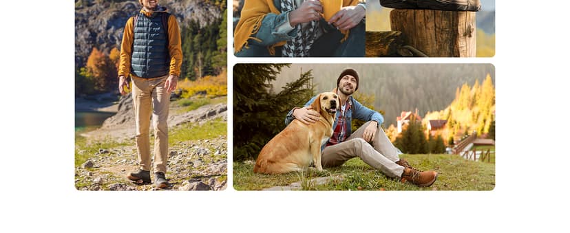 NORTIV 8 Men's Hiking Boots Lightweight Fashion Casual Chukka Ankle Boots Elevation