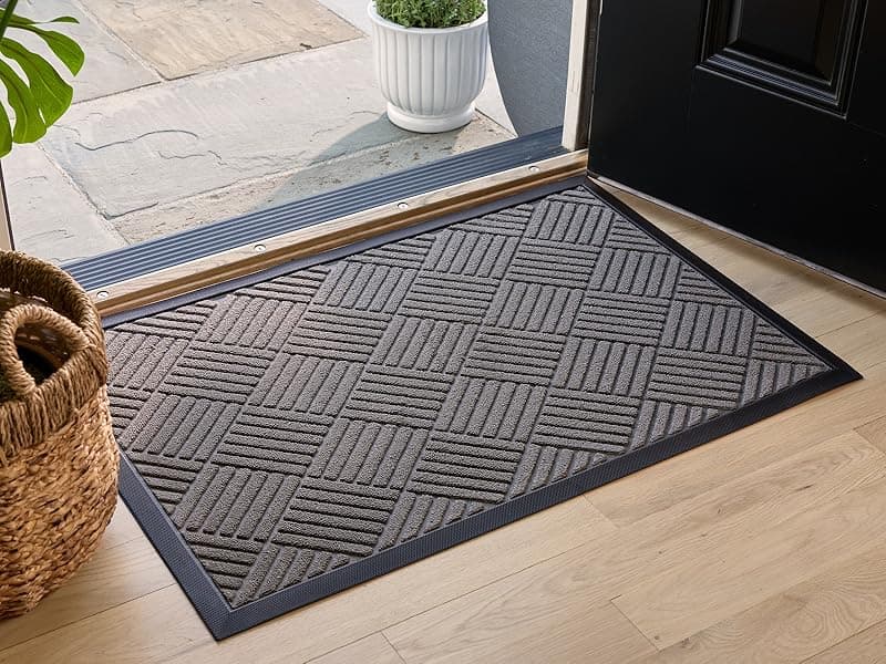 GORILLA GRIP Slip Resistant Clear Office Chair Mat for Carpet Floors, 36x48 Smooth Rolling Glide Under Desk, Heavy Duty Plastic Computer Mats and Carpeted Floor Protector, Work and Gaming Chairs