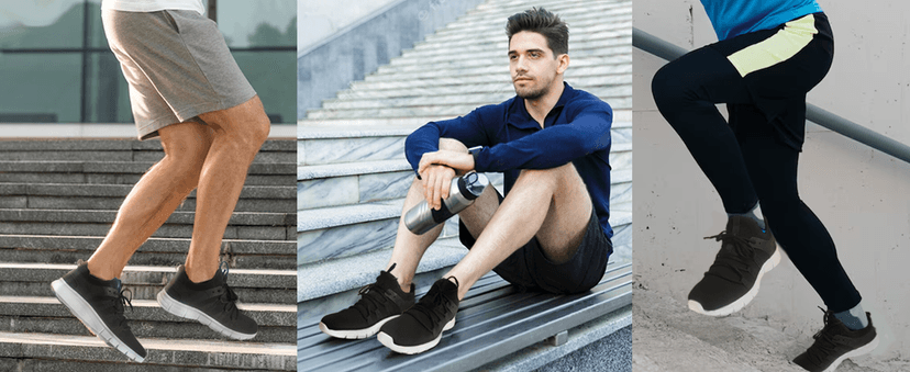 INZCOU Running Shoes Lightweight Tennis Shoes Non Slip Gym Workout Shoes Breathable Mesh Walking Sneakers