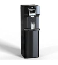 IKT Hot and Cold Water Cooler Built in Ice Maker Bottom Loading 5 Gallon, Bullet Ice 22lbs Per Day, LED Display, for Home or Office Black