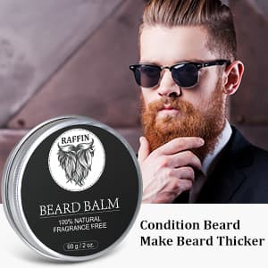 Mens Gifts - Beard Kit with Oil, Balm, Brush, Comb, Scissors, E-book, Outfits Men's Grooming Routine, Anniversary & Birthday Gifts for Men, Him, Husband, Boyfriend, Son, Male Friend, Brother, Dad