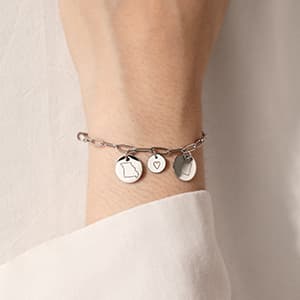 Long Distance Friendship Bracelet with State Engraved Charm, Custom Handmade Mom Jewelry for Best Friend, Birthday Gifts for Her – P-CBR-LDS