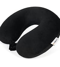 SAIREIDER Seat Cushion and Lumbar Support Pillow for Office Chair, Memory Foam Car Seat Cushions Back Support Pillows, Help Relieve Pain of Back, Lumbar, Tailbone and Sciatic Nerve(Black)