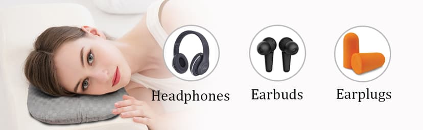 Wuronsa Ear Piercing Pillow for Side Sleepers with an Ear Hole for CNH and Ear Pain Ear Inflammation Pressure Sores, Cotton O-Shaped Side Sleeping Pillow, Ear Guard Pillow