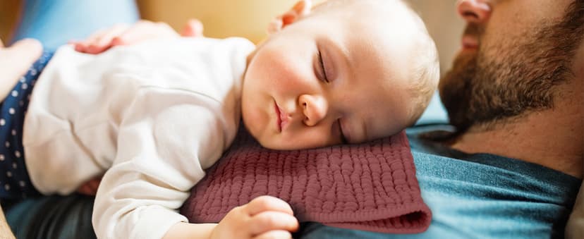 Looxii Muslin Burp Cloths Baby Girl 6 Pack - 20" x 10" - Ultra Soft & Absorbent, 6-Layer 100% Cotton for Spit Up & Drool- Gentle Baby Burping Cloth, Newborn Essentials Shower Gift Girl, Gradient Pink