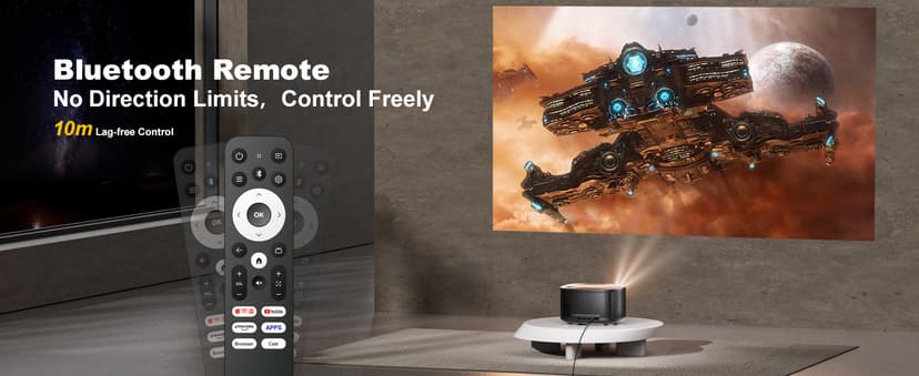 High Brightness, AI Auto Focus, Smart-Projector with WiFi and Bluetooth, ONO5Pro 2.0 Movie Projector for Indoor/Outdoor ONOAYO Outdoor-Projector-4K with 60W Dolby Audio and Official Licensed Apps B0G4D9NJRX