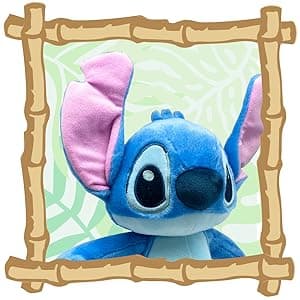 Disney Baby Lilo & Stitch Soft Huggable Stuffed Animal Cute Plush Toy for Toddler Boys and Girls, Gift for Kids, Blue Stitch 15 Inches