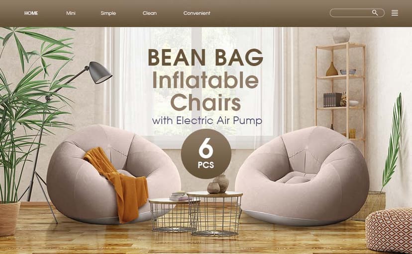 Realspring 6 9 12 Pcs Inflatable Bean Bag Chairs for Adults with Electric Air Pump, Blow up Couch Folding Portable Inflatable Couch Lazy Sofa for Outdoor Movie Night Camping(Gray,6 Pcs)