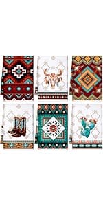 Bonfire Tent Car Tea Towels 24 x 16 Inches with Funny Sayings Novelty Gifts for Rv Campers Camping Accessories Boyiee Set of 6 Camping Kitchen Towels White Absorbent Dishcloth Gifts B0C49SFWRR