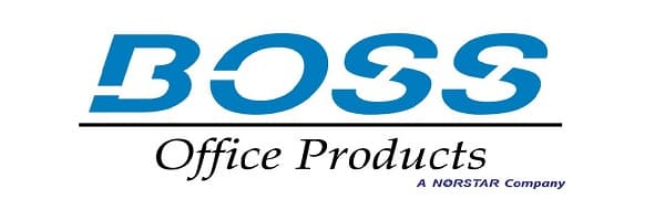 Boss Office Products B9539 Leather Sled Base Side Chair in Black, 250