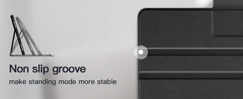 auaua Case for iPad Pro 12.9 6th/5th/4th/3rd Generation 2022/2021/2020/2018, Slim Durable Leather Stand Cover with Pencil Holder, Auto Sleep/Wake (Brown)