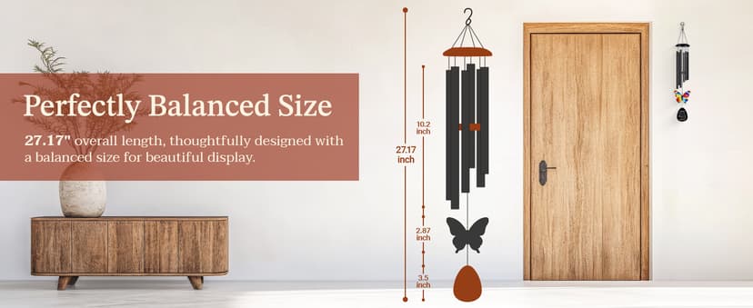 60th Birthday Gifts for Women, 60th Birthday Gifts, 60 Year Old Gift for Woman, Happy 60 Bday Decorations for Women Men, Presents for 60 Year Old Woman Grandma, Mom, Wind Chimes B0G2B9WNXT