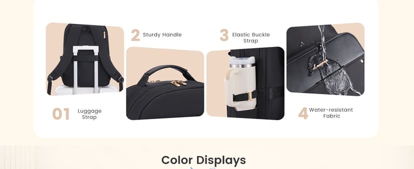 LOVEVOOK Laptop Backpack for Women with 2X Extra-Large Tumbler Pockets, 15.6" Work Backpack Purse, Travel Personal Item Bag, Carry On Business Computer Bag for Office, School, or Gift, Sage Green